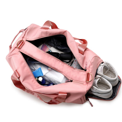 Waterproof Duffel Bag With Separate Shoe Compartment