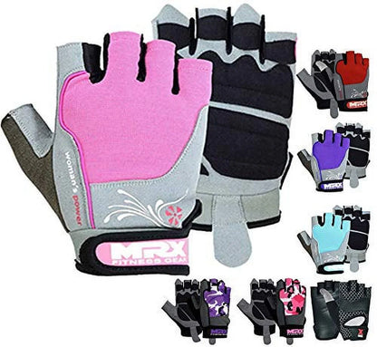 Women'S Weight Lifting Gloves Gym Training Bodybuilding Fitness Workout Glove Pink M