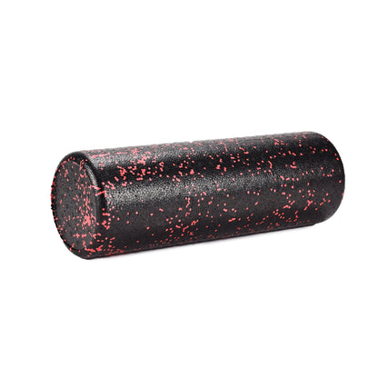 High Density Foam Roller, 18" Length, Red/Black